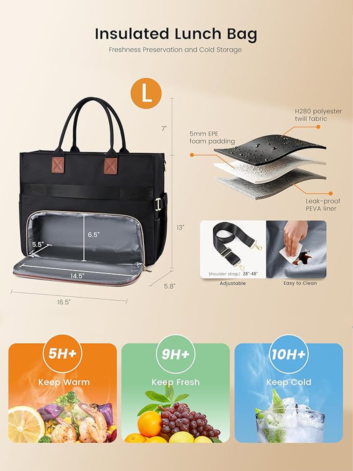 Insulated Lunch Bag 15.6 17.3 - Image 5
