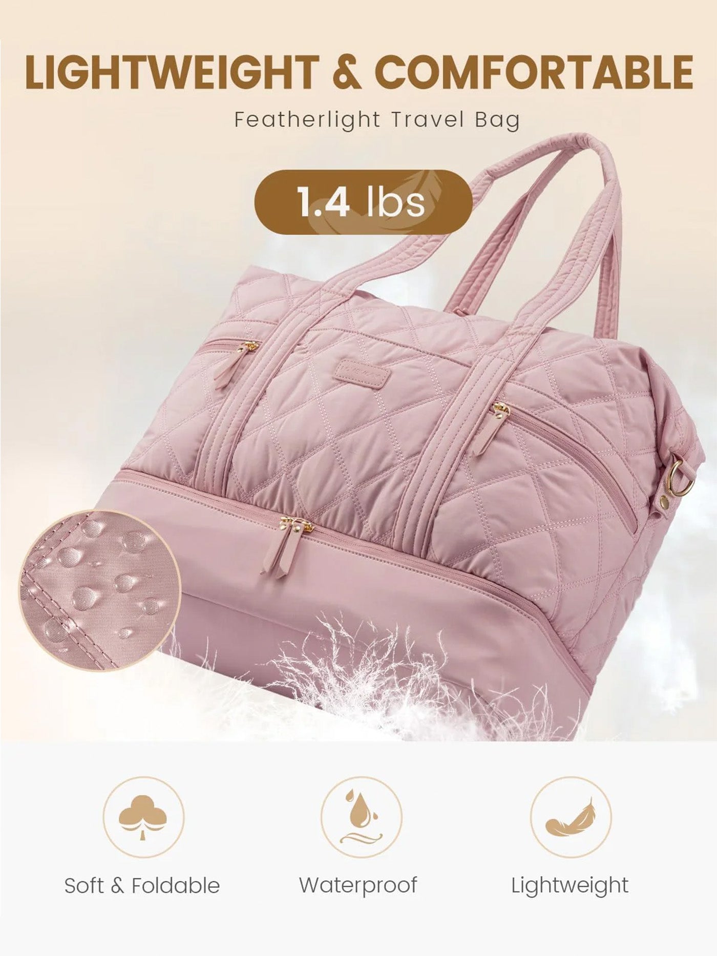 Lightweight Weekender Bag. 40L 56L - Image 5