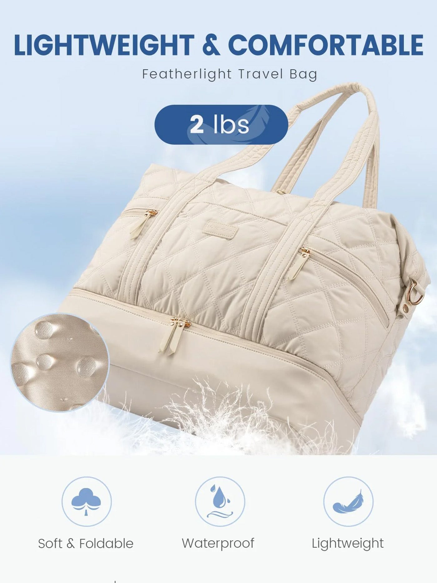 Lightweight Weekender Bag. 40L 56L - Image 6