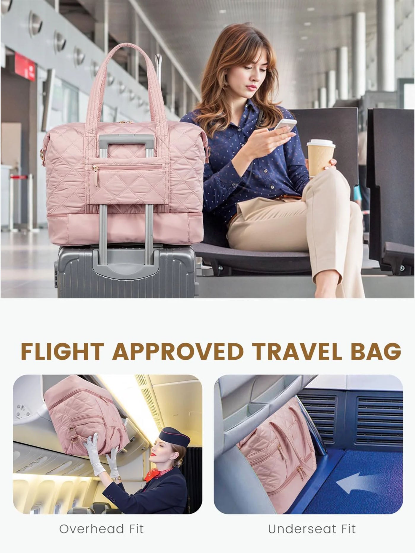 Lightweight Weekender Bag. 40L 56L - Image 7