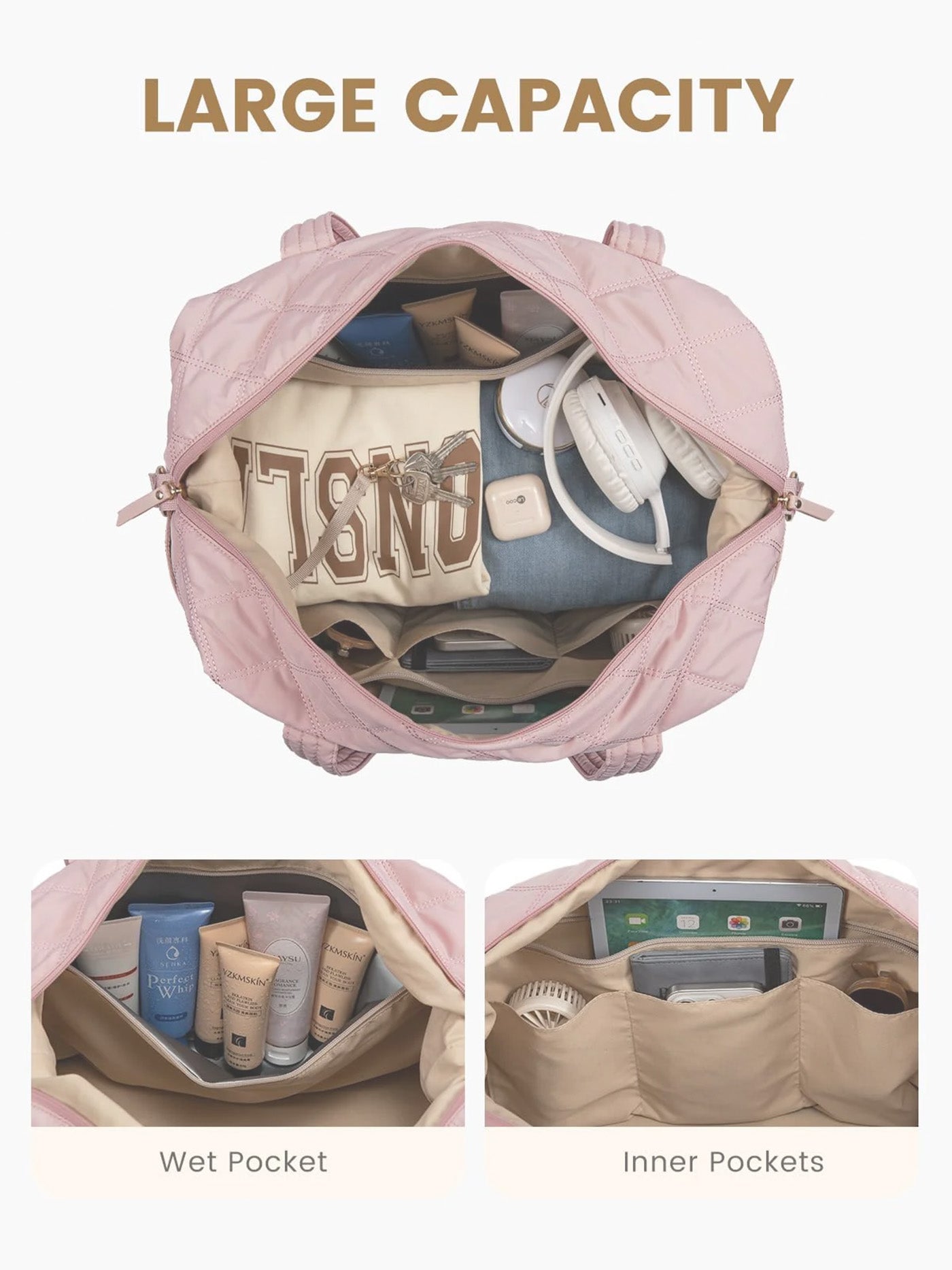 Lightweight Weekender Bag. 40L 56L - Image 10