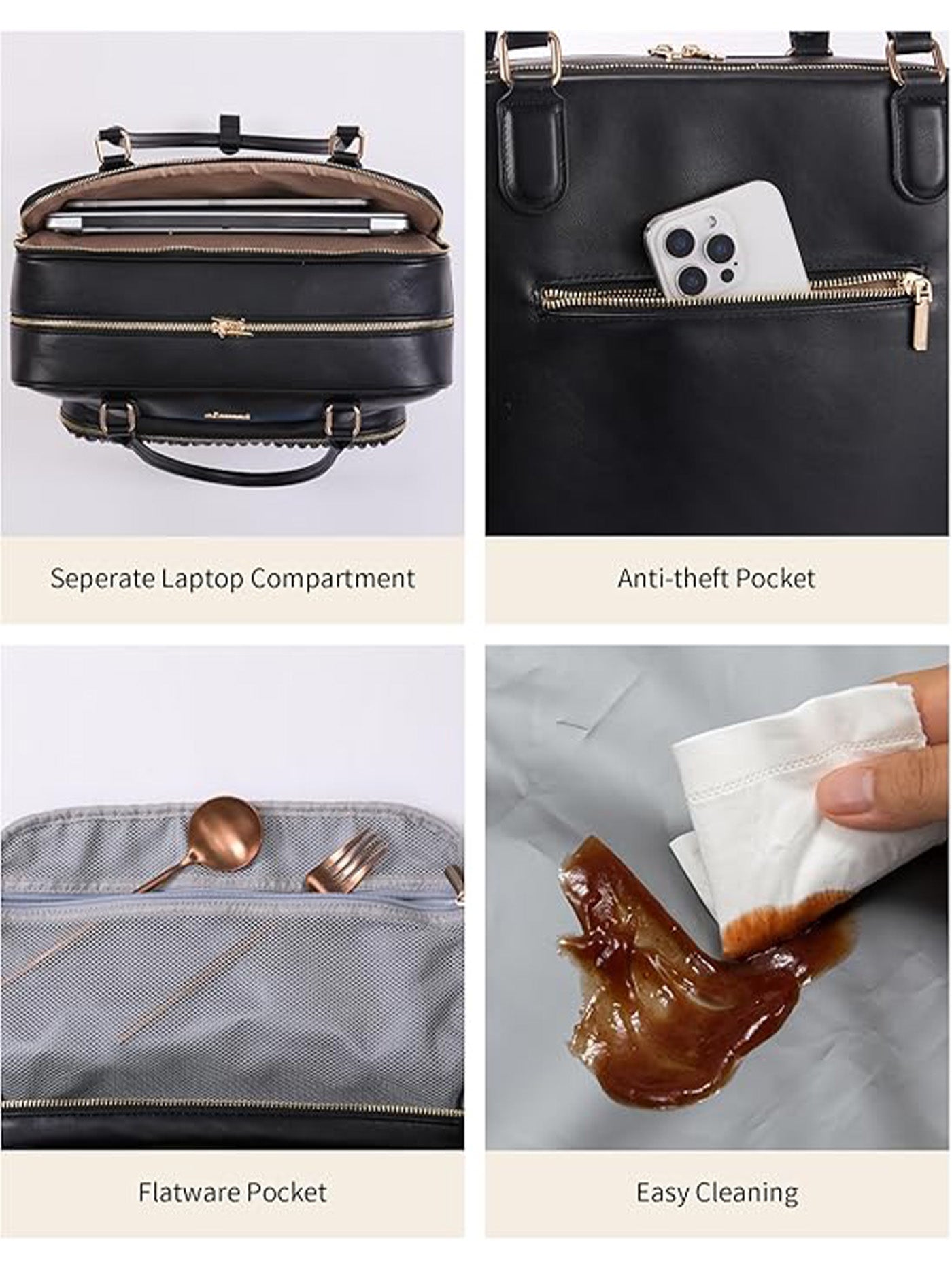 Lunch Bag With Separate Laptop Compartment - Image 6