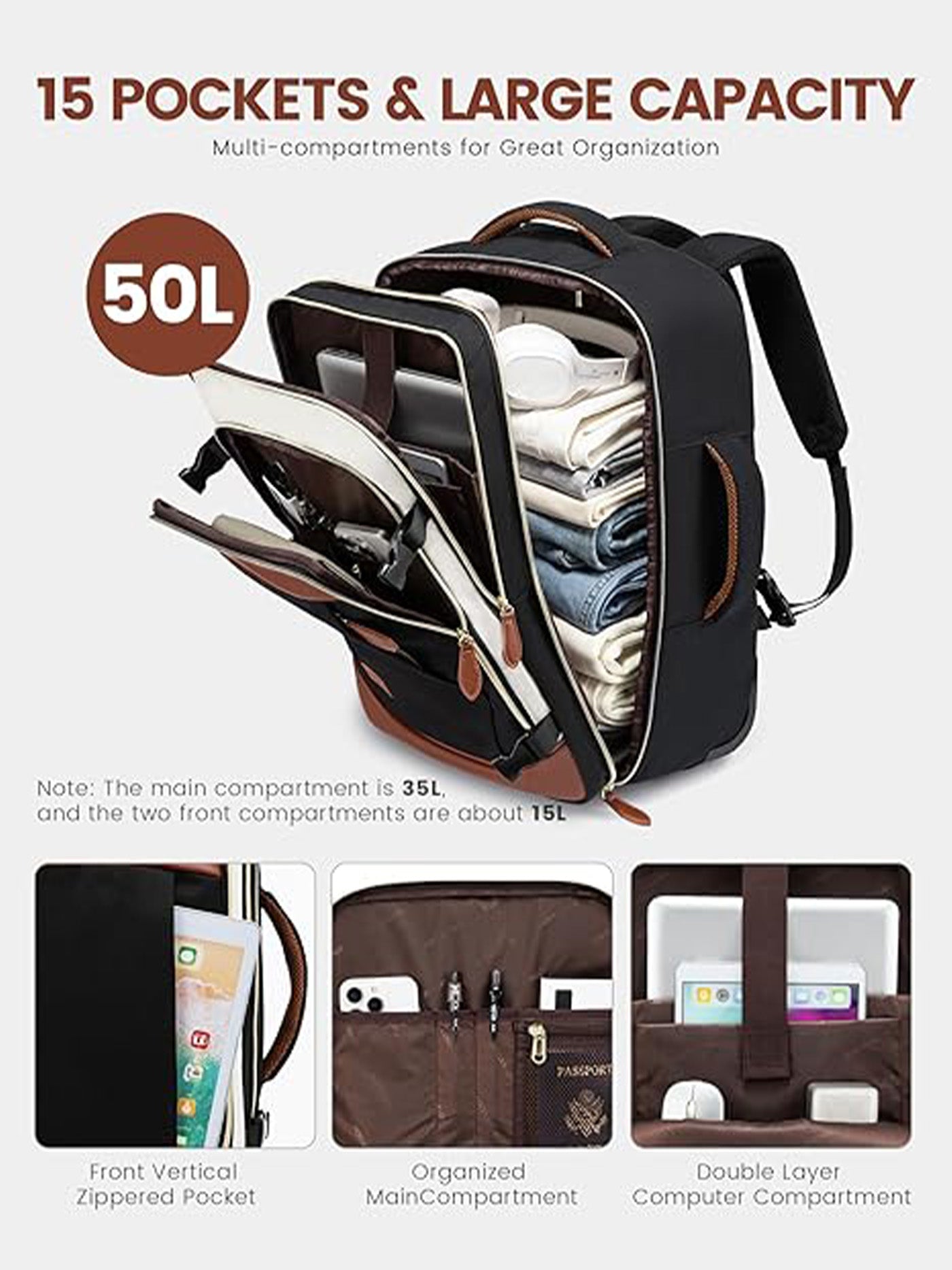 Rolling Backpack 50L (ONLY US ) - Image 3