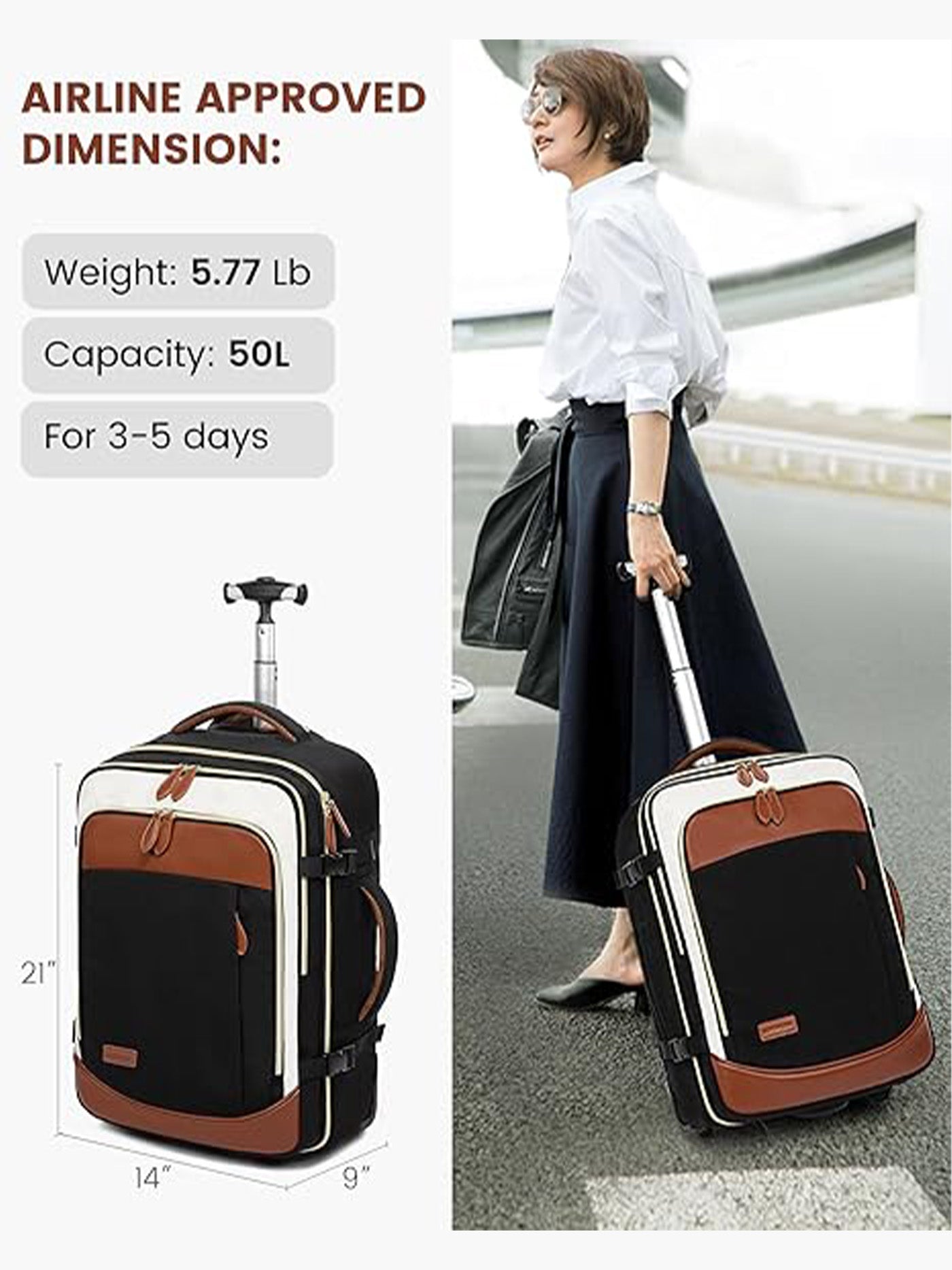 Rolling Backpack 50L (ONLY US ) - Image 4